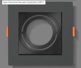Lumanti Spot Emb Quad Rec P/1lamp Mr11 Preto Seprp1 Lumanti Spot Emb Quad Rec P/1lamp Mr11 Preto Seprp1