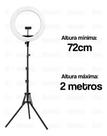 luminador Ring Light Greika 18 Pol Quente/frio Cl18 Cor da estrutura Preto Cor da luz Brancofrio 110V/220V