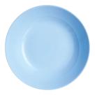 LUMINARC DIWALI PRATO FUNDO 4x20x20cm VIDRO TEMPERADO AZUL 6PÇ