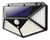 Luminária 100 Leds Com Sensor De Presença Arandela Solar - Cw