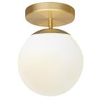 Luminária 13cm Globo Vidro Jabuticaba Arandela Parede Teto Gimpo GM13