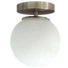 Luminária 15cm Globo Vidro Jabuticaba Arandela Parede Teto Gimpo KJGD-082-PRATA