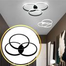 Luminária 3 Anéis LED 24 Watts Arandela Plafon Teto Parede Gimpo KJGD-398 Luminária 3 Anéis LED 24 Watts Arandela Plafon Teto Parede Gimpo KJGD-398