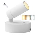 Luminaria 3 Tons LED Arandela Bateria Recarregavel USB Mesa Parede Cabeceira Leitura Quarto Sala Estudo Trabalho Luz