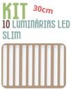 Luminária 30 cm LED Sem Fio Sensor Movimento Kit 10 Unidades Atacado Revenda