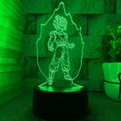 Luminaria 3D Anime Luz de Led Carregamento USB Luminaria 3D Anime Luz de Led Carregamento USB