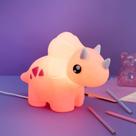 Luminária 3D Dino Baby Rosa - O produto perfeito para Voce