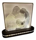 Luminária 3d Led Dia Dos Pais Personalizável Com Foto!
