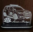 Luminária 3d Polícia Civil Led Acrílico 25 Cm