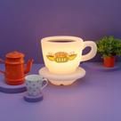 Luminária 3D Xícara Friends Central Perk LED Decorativa Geek Mesa Quarto Bivolt