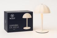 Luminária Abajar De Mesa Led 3 Tons Branco Touch 800 Mah Luminária Abajar De Mesa Led 3 Tons Branco Touch 800 Mah