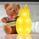 Luminária Abajur Abacaxi Com Led Mesa E Parede Decoração