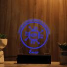 Luminária Abajur Análise e Desenvolvimento de Sistemas LED Azul