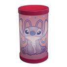 Luminária Abajur Angel Stitch Disney Luz Difusa 110/220V Oficial Rosa