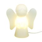 Luminária Abajur Anjinho Bivolt em Polietileno Decoração Quarto Infantil Aconchegante para Dormir, Item Decorativo
