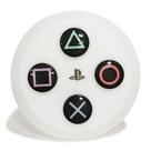 Luminária Abajur Botão Playstation Natural Geek Decorativa 26x26cm