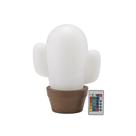 Luminária Abajur Cactos Led Rgb C/ Fio