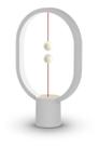 Luminária Abajur Cinza Claro Heng Lamp Interruptor Magnético Led - HLMN175LY