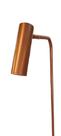 Luminária Abajur Coluna Tubo Cobre 1 Lamp. - All Lux