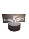 Luminária Abajur Cs Go Counter Strike Acrílico Led 3d Mesa Quarto Namorado Luz Presente Mãe Pai Filho Avo Namorada