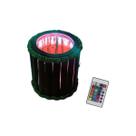 Luminaria - Abajur De Bambu Led Colorido - Cromoterapia