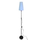 Luminária Abajur De Chão Reta Com Cúpula De Tecido Modelo Cone - Coluna De Luz - Ideal para uma meia luz na sala, escritório
