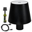 Luminaria Abajur de Garrafa Led Mesa Decoraçao Mesinha Recarregavel 3 Tons Ajustaveis Quarto Sala Casa Escritorio