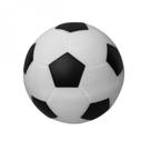Luminária Abajur De Mesa Bola de Futebol-preto