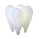 Luminária Abajur De Mesa Decorativa Dente Usare
