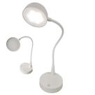 Luminaria Abajur de Mesa LED 3 Tons Touch Flexivel Bateria Recarregavel USB Sala Quarto Cabeceira Trabalho Recepçao Escritorio Decoraçao Iluminaçao