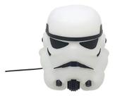 Luminária Abajur De Mesa Stormtrooper Star Wars Infantil Menino Menina Usare Led 3D Bivolt Casa Sala Quarto Escritório Rack Estante Decorativa