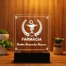 Luminária Abajur Farmácia LED Branco