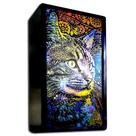 Luminária Abajur Gato Abstrato Pet Decoração