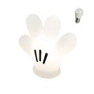 Luminária Abajur Infantil Luva Mickey Disney com Lâmpada LED Decoração Quarto Presente Menino Menina