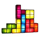 Luminária Abajur Jogo Tetris Montável Led Casa Luminária Abajur Jogo Tetris Montável Led Casa