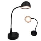Luminaria Abajur LED 3 Tons Touch USB Bateria Recarregavel Flexivel Quarto Sala Casa Mesa Trabalho Home Office Decoraçao