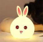 Luminaria Abajur Led Infantil Touch Silicone Usb Led Recarregavel Toque Macio