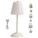 Luminaria Abajur Mesa 3 Tons Led USB Bateria Recarregavel Escritorio Cabeceira Sala Quarto Recepçao Escritorio Decoraçao Iluminaçao