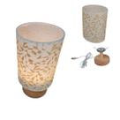 Luminaria Abajur Mesa 3 USB Iluminacao Regulavel Tons Minimalista LED Candeeiro Cabeceira Decoracao Escritorio Quarto