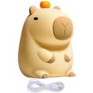 Luminaria Abajur Mesa Capivara Touch Muda de Cor Usb Recarregavel Iluminaçao Decoraçao Quarto Sala Casa