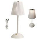 Luminaria Abajur Mesa Led 3 Tons USB Bateria Recarregavel Cabeceira Sala Quarto Escritorio Decoraçao Iluminaçao Versatil