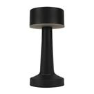 Luminária Abajur Mesa Led Jimp Dimerizável S/ Fio Recarregável Taschibra Preto