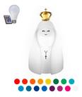 Luminária Abajur Nossa Senhora Led Rgb Com Fio