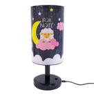 Luminária abajur ovelha nuvem rosa 30.5cm - projeto kiwi