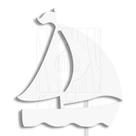 Luminária Abajur Parede Barco Madeira G9 30cm Decoração Bebê