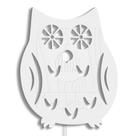 Luminária Abajur Parede Coruja Madeira G9 30cm Decoração