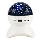 Luminaria Abajur Projeção Estrela Colorido Usb Sd Bluetoot
