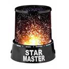 Luminária Abajur Projetor De Estrelas Modelo Preto Star Mast
