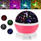 Luminária Abajur Projetor Estrela 360º Galaxy Brilhante Star Master Quarto Teto 802