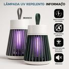 Luminária Abajur Repelente UV Portátil Elétrico Mata Mosquito Pernilongo Insetos 110V/220V Econômico